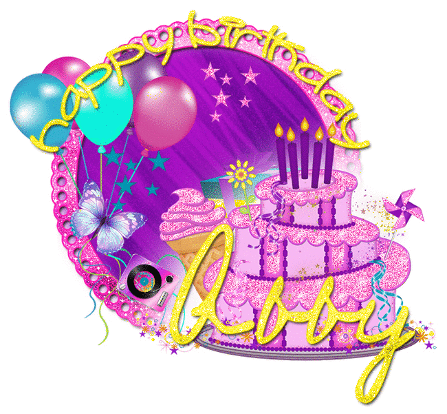happy birthday glitter graphics moving